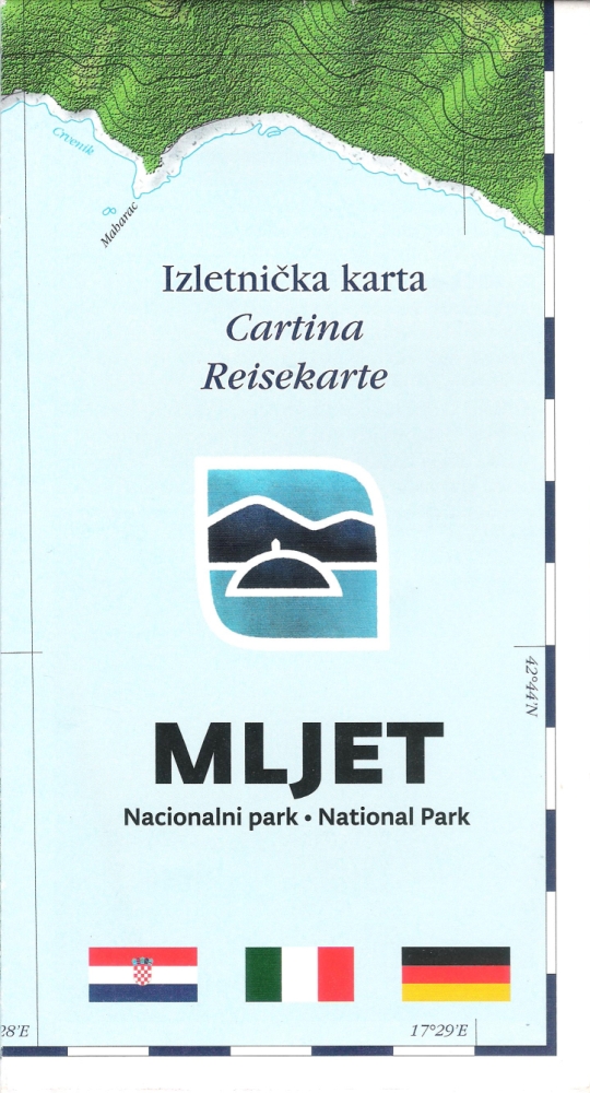 otok Mljet zemljevid