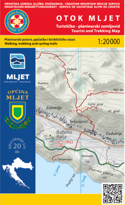 Mljet zemljevid