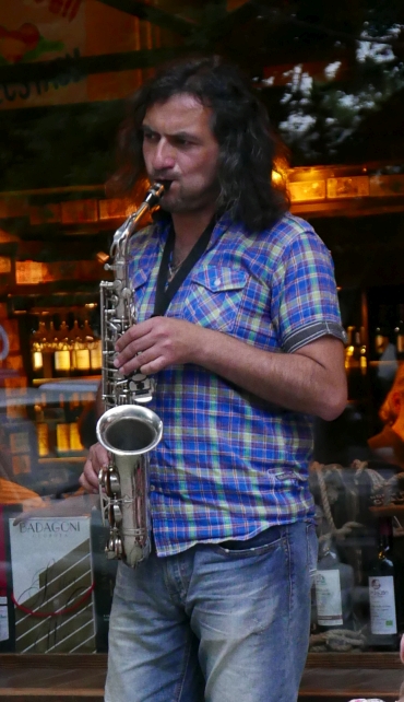 ulični saksofonist